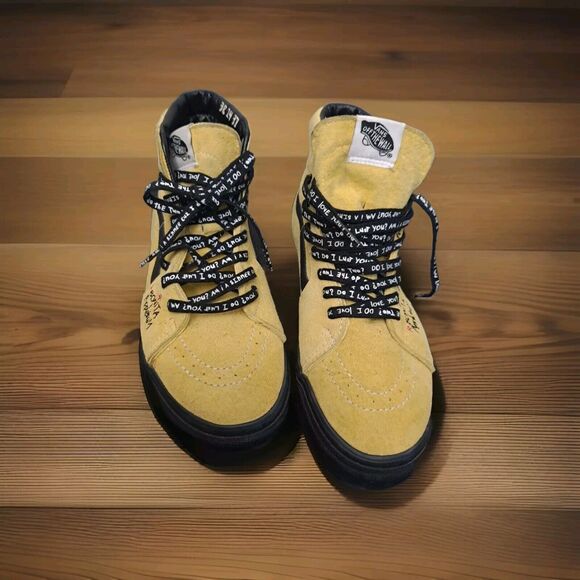 Vans SK8 Hi Mellow Yellow Bonita Applebum A Tribe Called Quest SZ 7.5M/ 9.5W - Picture 1 of 9